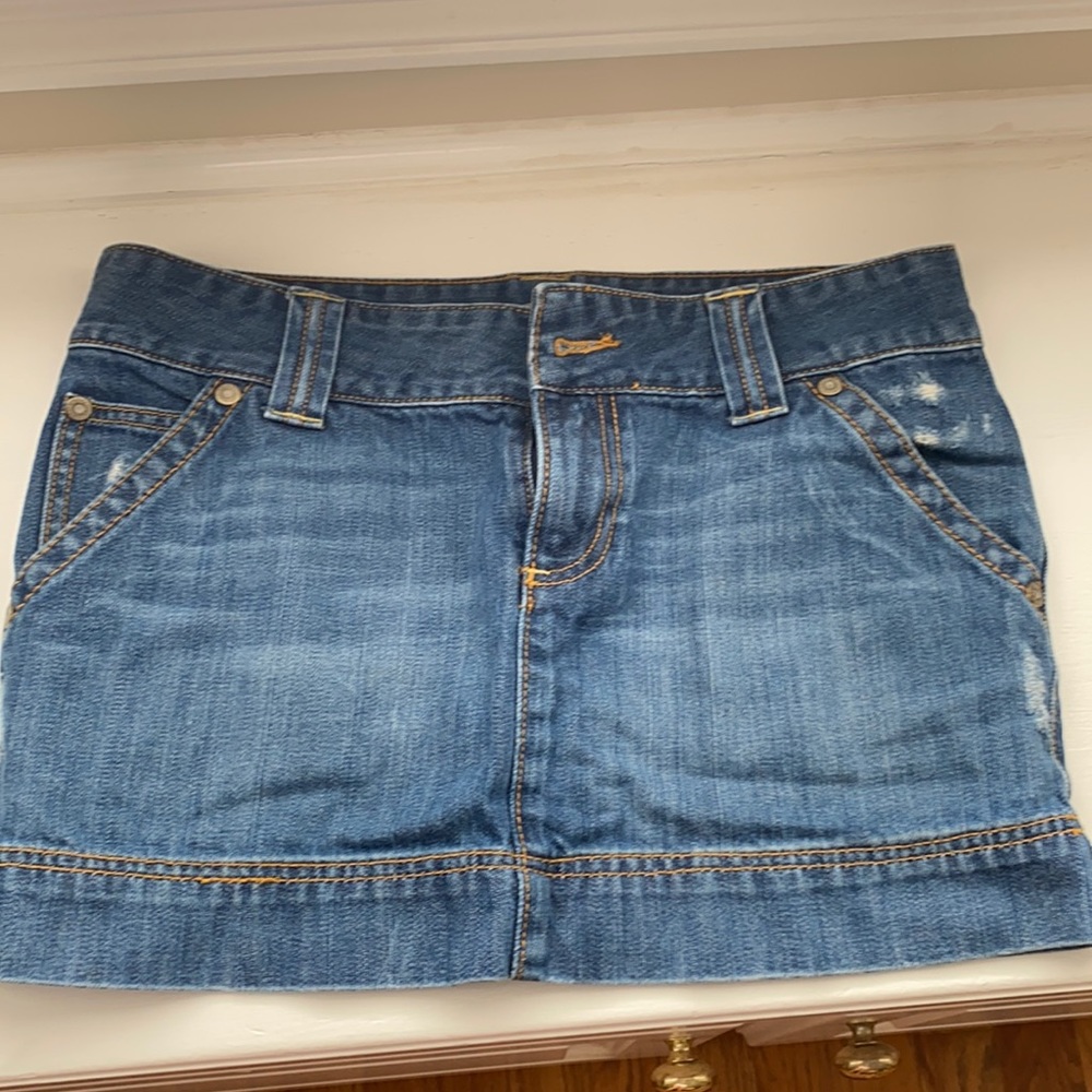 Old Navy Blue Jean Skirt